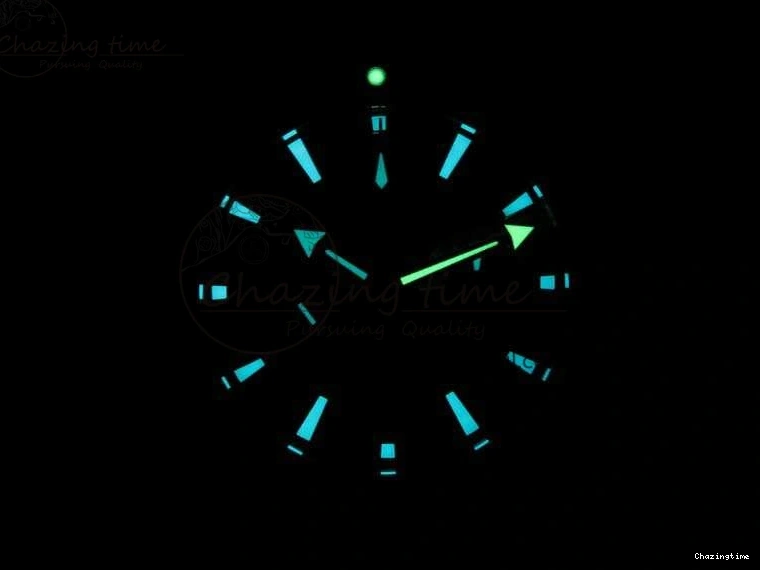 0103 Planet Ocean Master Chrono SS OM 1:1 Best Edition Black Dial On SS Bracelet A9900 V Fashionable 8113